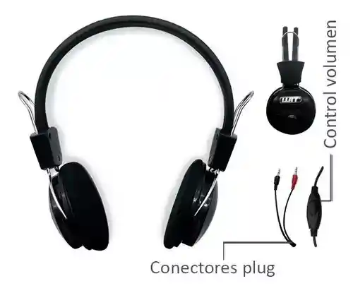 Diadema Con Micrófono Para Computador Wit Am-200