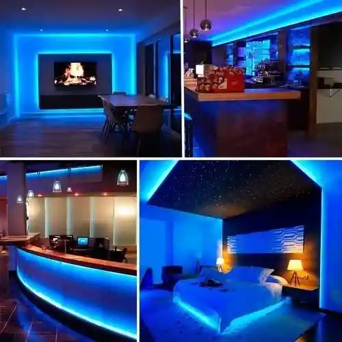 Cinta Led Tira Luces 5mts Rgb Multicolor Con Control
