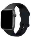 Manilla Silicona Lisa 38 Mm Negra