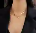 Cadena Corazón Perlado