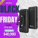 1hora Power Bank Batería Portátil 10.000mah 4 Cables Gar148
