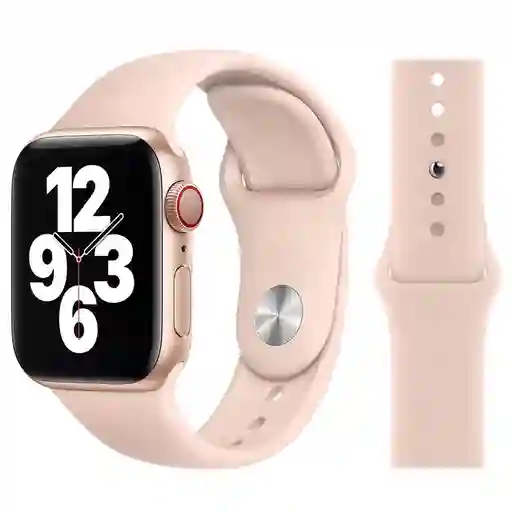 Manilla Silicona Lisa - 42 Mm Palo Rosa