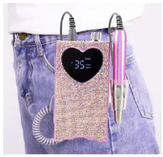 Taladro Eléctrico For Uñas Con Forma De Corazón, 35000rpm,