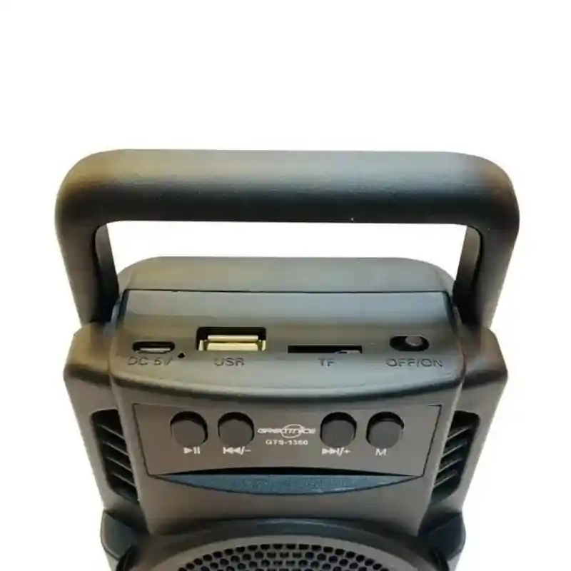 Parlante Bluetooth Gts-1360 – Sonido Potente Y Diseño Compacto