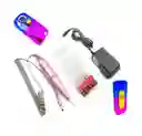 Pulidor Drill Profesional 35,000 Rpm Para Uñas-recargable Co Color Azul-rosa 110v