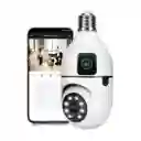 Cámara Bombilla Wifi Doble Lente 360° V380 Pro 2.4ghz