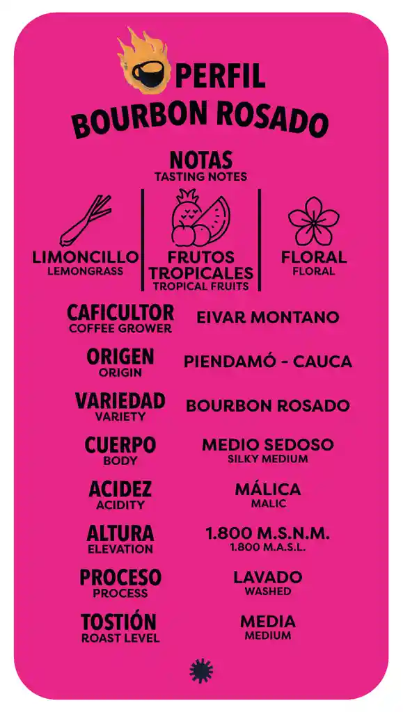 Café Especial Edición Bourbon Rosado 340 G (molido)