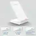 1hora Cargador Inalambrico Carga Rápida Universal Qi Gar157 - Blanco