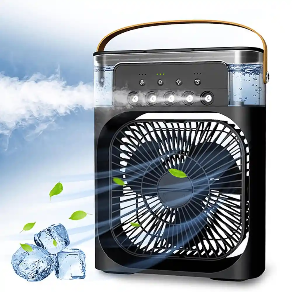 Ventilador Enfriador Humidificador Difusor De Aromas 500 Ml