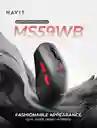 Mouse Inalambrico Doble Modo (receptor + Bluetooth) Colon Negro 7 Botones