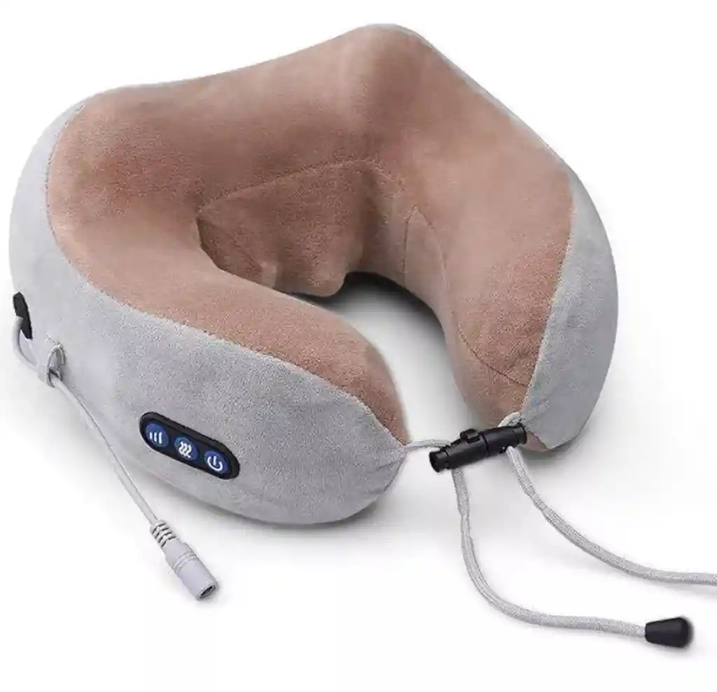 Cojin Masajeador De Cuello Beige