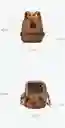 Combo Maleta Y Bolso Lonchera Capibara Afelpado