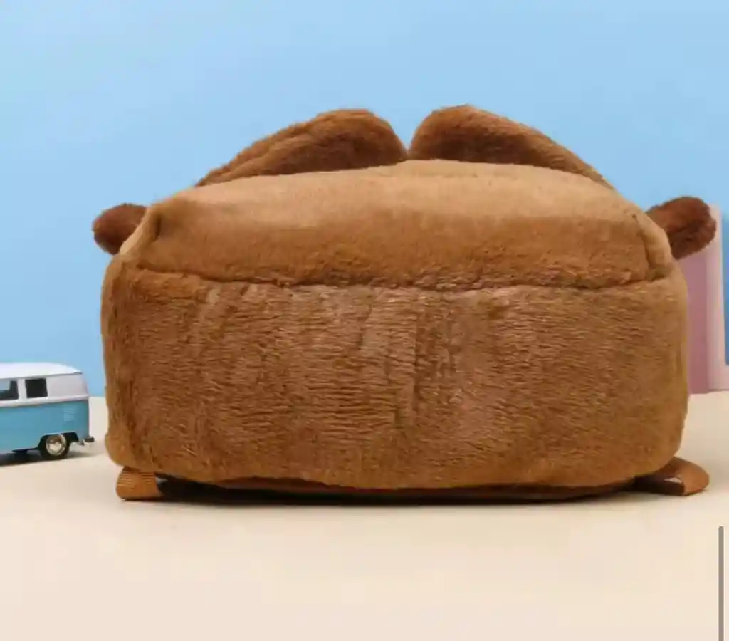 Mochila Capibara Peluche Personaje Carpincho Marrón Capybara
