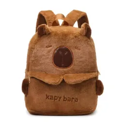 Mochila Capibara Peluche Personaje Carpincho Marrón Capybara