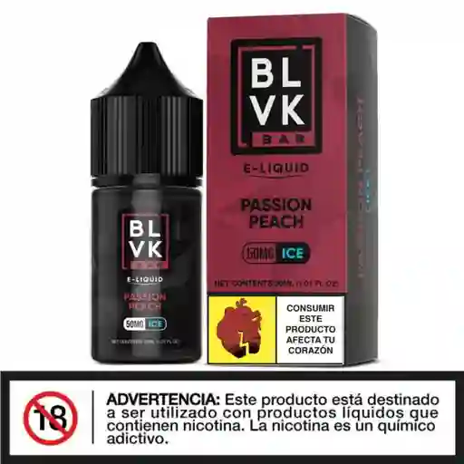 Blvk Bar Salt - Passion Peach 50mg