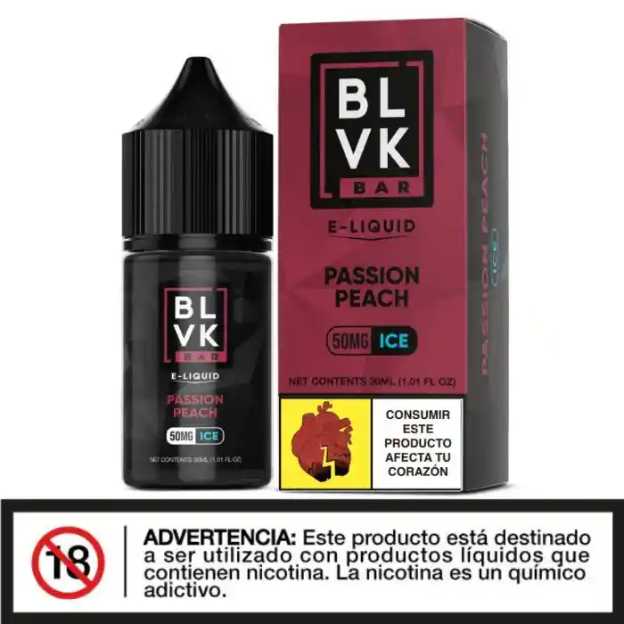 Blvk Bar Salt - Passion Peach 50mg