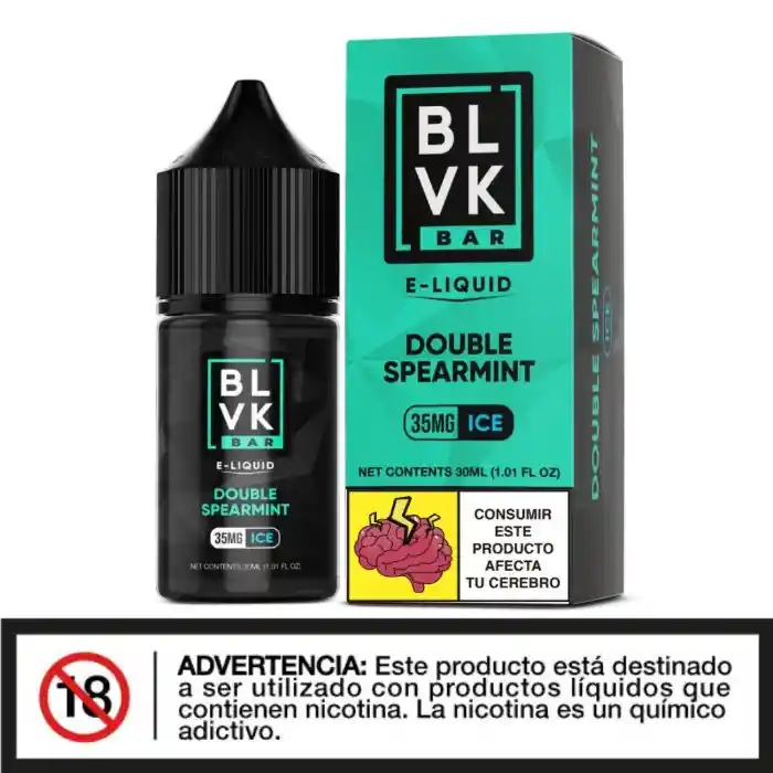 Blvk Bar Salt - Double Spearmint 50mg