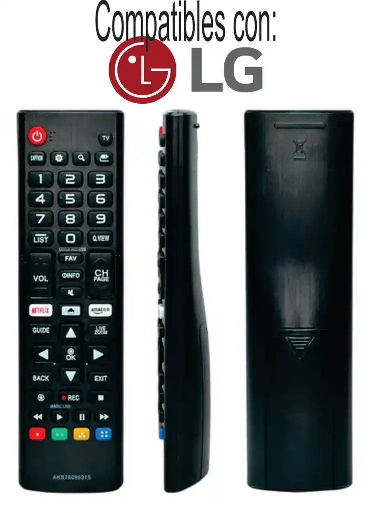 Control Remoto Generico Para Smart Tv Compatible Con Lg
