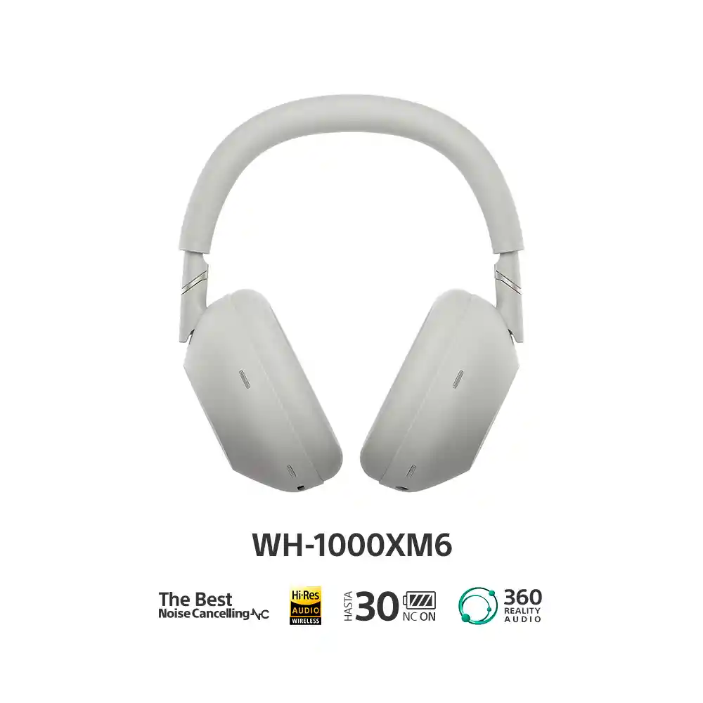 Audífonos Inalámbricos Con Noise Cancelling Wh-1000xm6 - Silver
