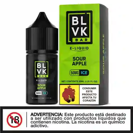 Blvk Bar Salt - Sour Apple 50mg