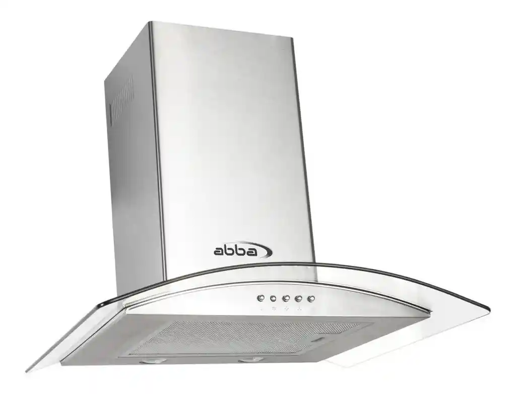Campana Extractora Purificadora De Cocina Abba Crvc60 X Ac. Inox. De Pared 60cm X 56.8cm X 50cm Plateada 110v