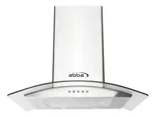 Campana Extractora Purificadora De Cocina Abba Crvc60 X Ac. Inox. De Pared 60cm X 56.8cm X 50cm Plateada 110v