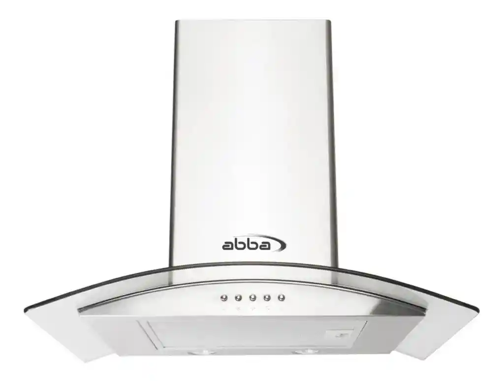 Campana Extractora Purificadora De Cocina Abba Crvc60 X Ac. Inox. De Pared 60cm X 56.8cm X 50cm Plateada 110v
