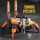 Parlante Bluetooth Cangrejo Nave Espacial Mecánico Naranja