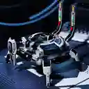 Parlante Bluetooth Cangrejo Nave Espacial Mecánico Azul
