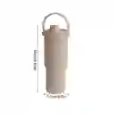 Termo Térmico Cuerpo Ceramico 735 Ml Liso Acero Inoxidable