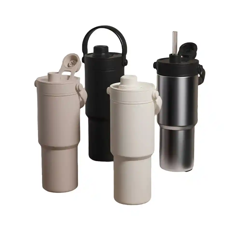 Termo Térmico Cuerpo Ceramico 735 Ml Liso Acero Inoxidable