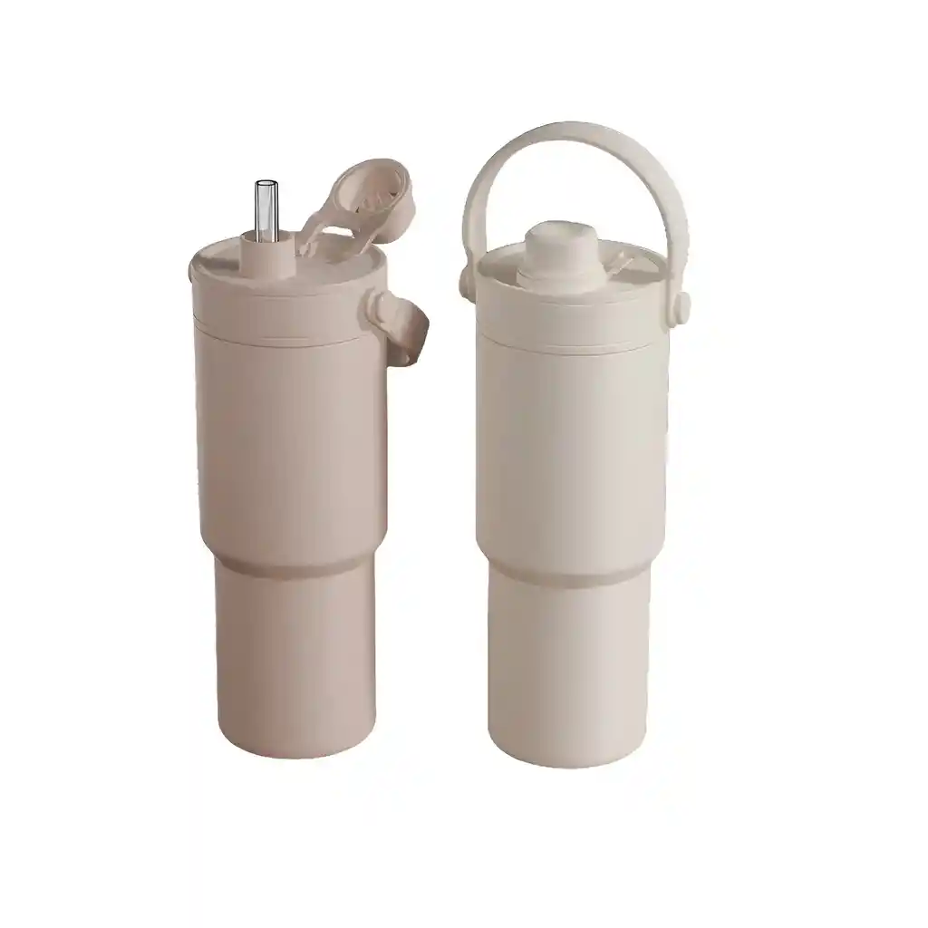 Termo Térmico Cuerpo Ceramico 735 Ml Liso Acero Inoxidable
