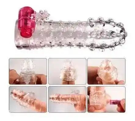 Funda Vibradora Crystal Set Con Balita Vibradora