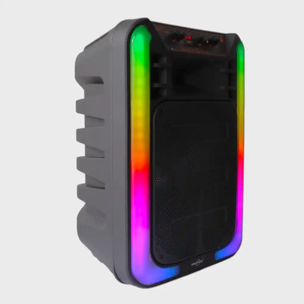 Parlante Con Ruedas Sonido Potente Y Luces Rgb