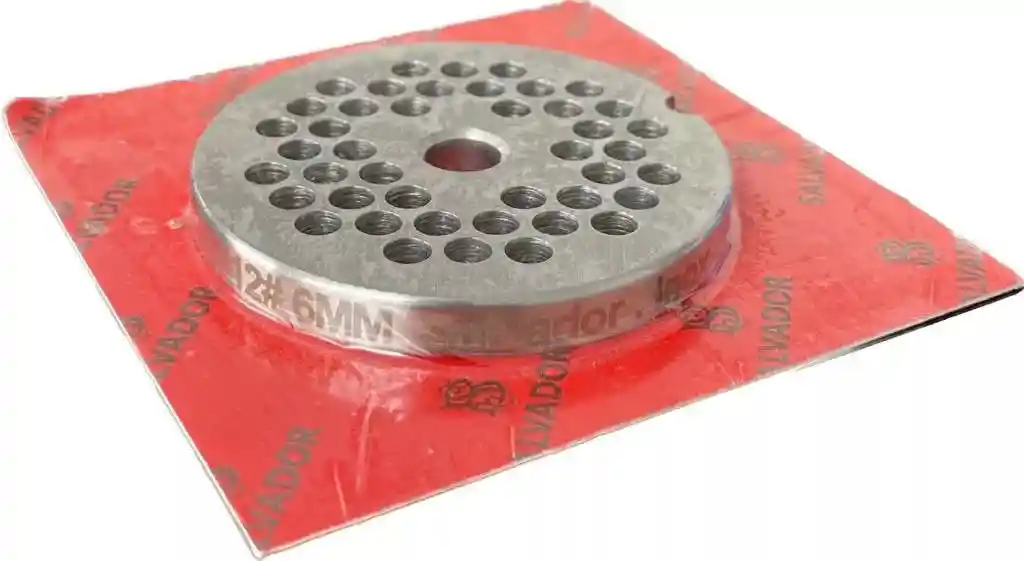 Discos Para Molino De Carne Salvador Inox # 12 - 6 Mm