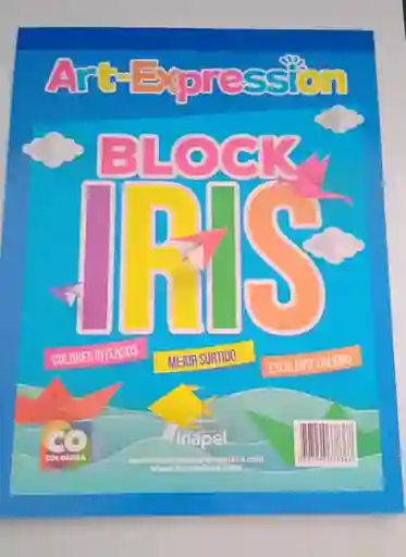 Block Iris Tamaño Carta ( Inapel)