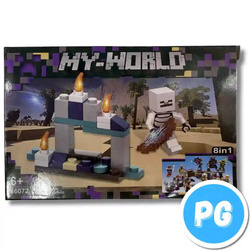 Caja Mini Arma Todo Minecraft (6+ Años) - Se Envia Un Motivo Aleatorio