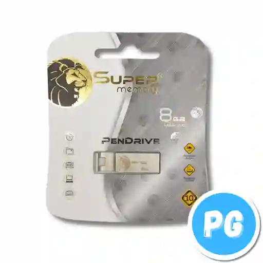 Memoria Usb A 2.0 Super Memory 8gb