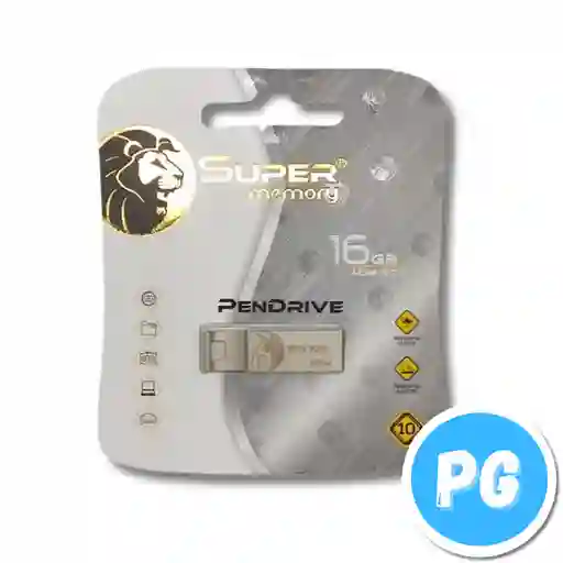 Memoria Usb A 2.0 Super Memory 16gb