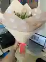 Ramo Naranja Rosas Y Astromelias