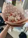 Ramo Naranja Rosas Y Astromelias