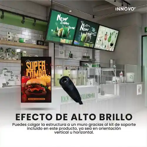 Pantalla Led Alto Brillo Publicitario Aumenta Ventas 60x90