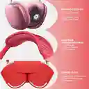Diadema Audifonos Deportivos Cómodos Max Sound Gama Media Bluetooth Rojo Con Estuche