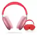 Diadema Audifonos Deportivos Cómodos Max Sound Gama Media Bluetooth Rojo Con Estuche