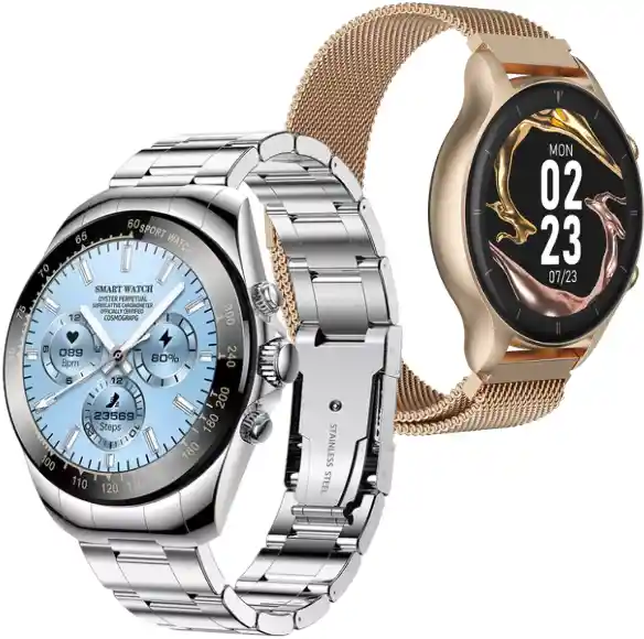 Combo Smartwatch Para Pareja Classic Original