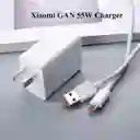 Cargador Xiaomi Gan 55w Carga Rápida