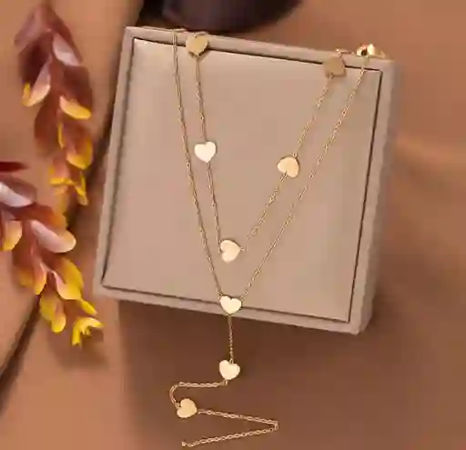 Cadena Corazón De Acero