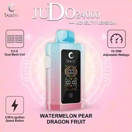 Vaper Taijizen Fume 24.000 Puffs Watermelon Pear Dragon Fruit