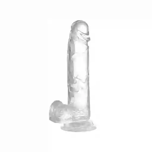 Dildo Encantador Jelly Transparente 18,5 Cm