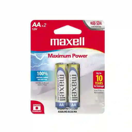 Pilas Alcalinas Aa X 2 Unidades Aa Lr06 2pk